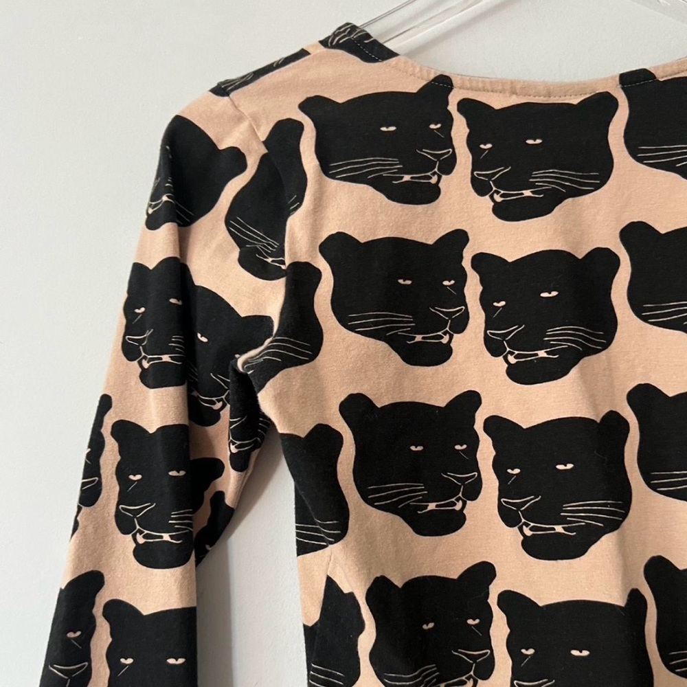 NOOWORKS Rare Black and Tan Panther Bodysuit